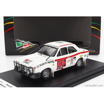 Trofeu Ford england Escort Mki night Version N 103 Rally London Mexico 1970 T.makinen G.staepelaere Bílá Červená 1:43