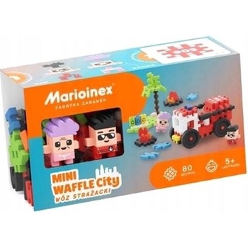 Marioinex MINI Waffle Hasičské auto 80ks