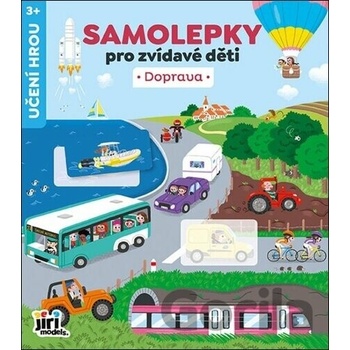 Jiri Models samolepky pre zvedavé deti doprava