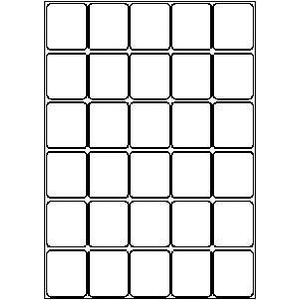 CDRmarket Самозалепващи етикети 40 x 46 mm, 30 етикета, A4, 100 листа (R0ECO.1325A)