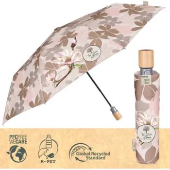 Дамски автоматичен чадър Perletti Green 19128, Орхидея