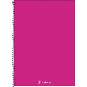 Fortuna Спирална тетрадка FORTUNA Monocolor A/4 70 листа магента 01.08675 (01.08675)