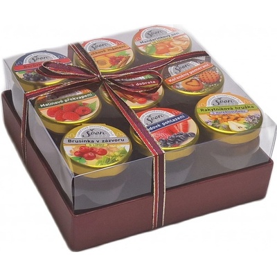 Švorc Pečený čaj darčeková kazeta sklo 9 x 55 ml