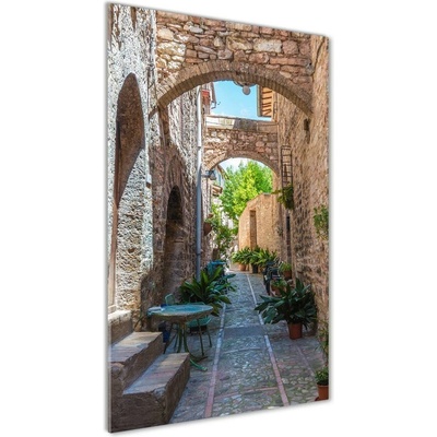 Vertikálny foto obraz sklenený Talianske uličky 50x100 cm