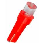 CarMart Лед крушки тип t5 12v/1, 2w червен