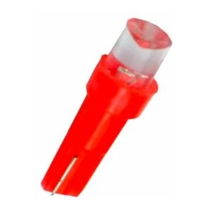 CarMart Лед крушки тип t5 12v/1, 2w червен