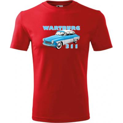 Tričko Wartburg 311 Červená