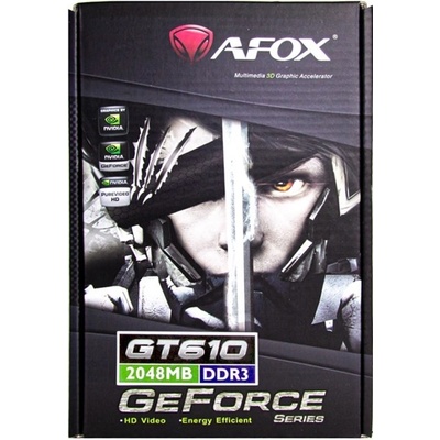 AFOX GeForce GT 610 1GB DDR3 AF610-1024D3L7-V5