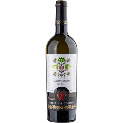 Vinuri De Comrat Sauvignon Blanc Suché bílé 2020 12,9% 0,75 l (holá láhev)