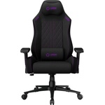 LORGAR CHA41, Ergonomic Gaming Chair Advanced, premium anti-stain fabric, Black/purple (LRG-CHA41-BK-PR) - pcshop
