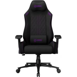 LORGAR CHA41, Ergonomic Gaming Chair Advanced, premium anti-stain fabric, Black/purple (LRG-CHA41-BK-PR) - pcshop