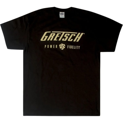 Gretsch Power & Fidelity Logo Black L Риза (9227638606)