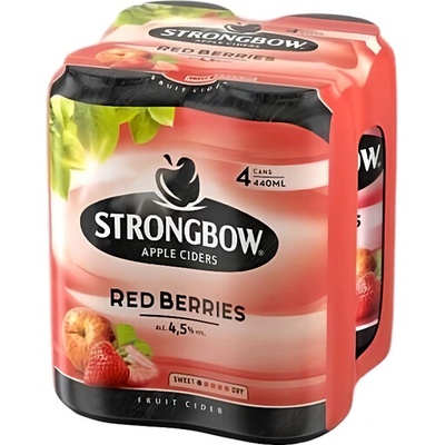 Strongbow Cider Red Berries 4 x 440 ml (plech)