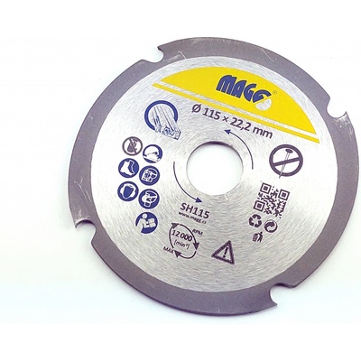 Magg Řezný kotouč na dřevo 115x22,2 mm PHT-0110
