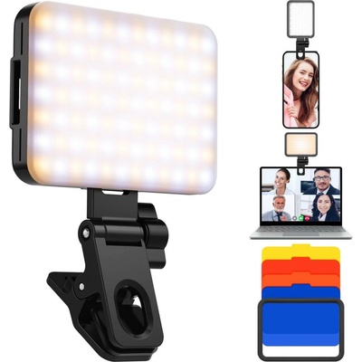 K&F Concept Clip-on LED Light for Phone, Tablet and Laptop, 3000–10000 K K&F Concept
