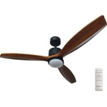 Rohnson Вентилатор за таван Rohnson R-8160, 55W, 6 скорости, таймер, функция обратен ход, кафяв (R-8160)