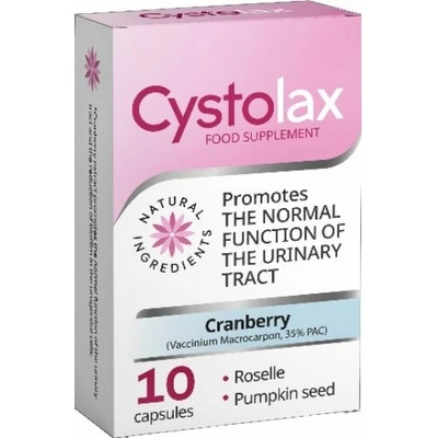 Cystolax na podporu močových ciest 10 kapsúl