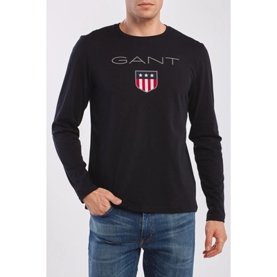 Gant SHIELD LS T-SHIRT černá