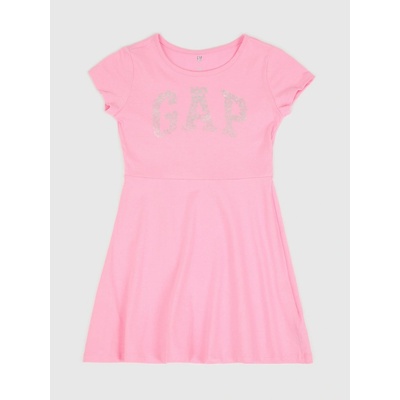 GAP dětské šaty s logem růžová – Zboží Dáma