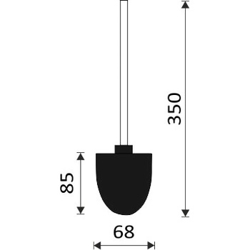 Nimco WC kartáč 1178W-90