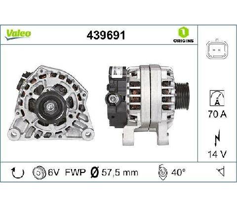 Generátor VALEO 439691