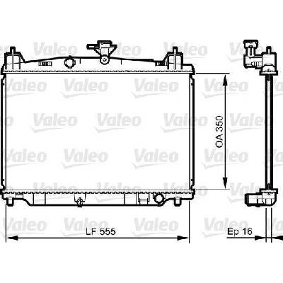Chladič, chlazení motoru VALEO 735416 735416