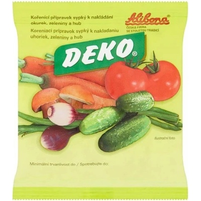 Deko koreniace prípravok sypký na nakladanie uhoriek zeleniny a húb 100 g
