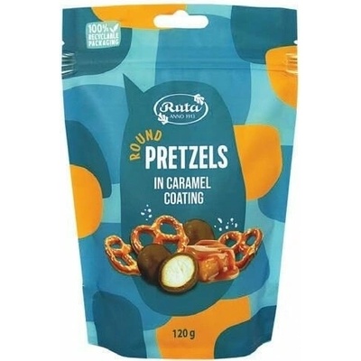 Ruta Round Pretzels Karamelové cukríky s praclíkovou náplňou 120 g