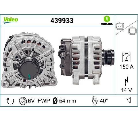Alternátor VALEO 439933
