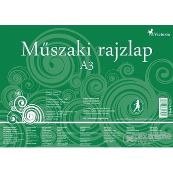 Victoria na technické výkresy listy A3/100 listov 180 g/m2