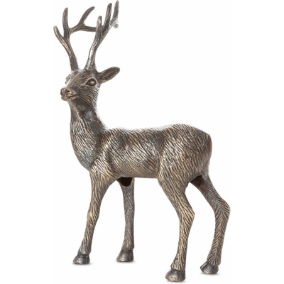 EUROFIRANY VIANOČNÁ SOŠKA DEER 42CM TMAVÁ ZLATÁ