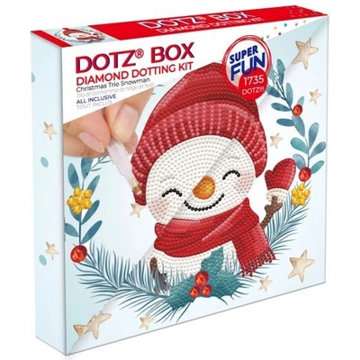 Diamond Dotz Diamond Dotz: Кутия за създаване на картини с точки - Снежен човек (DBX.057)