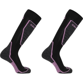 Salomon Дамски ски чорапи Salomon Access 2 Pack Ski Socks Womens - Black