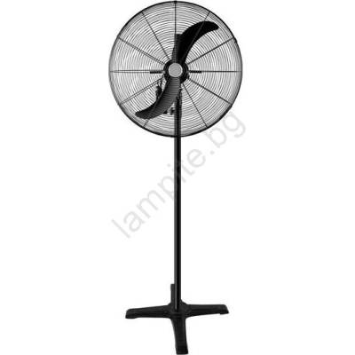 EUROLAMP Индустриален вентилатор на стойка 180w/230v 157 см черен (eu0738)
