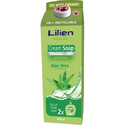 Lilien Aloe Vera tekuté mýdlo náhradní náplň 1 l