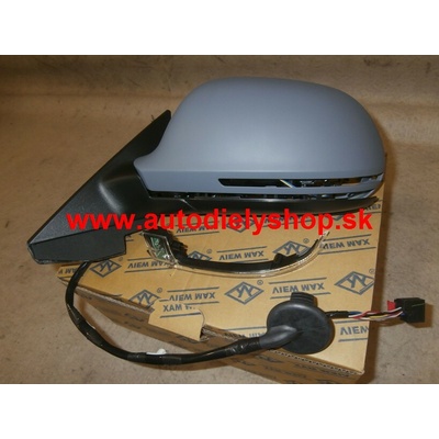Audi A3 8/2008-2012 spätné zrkadlo ľavé /10 pinové/ sklopné,3dv