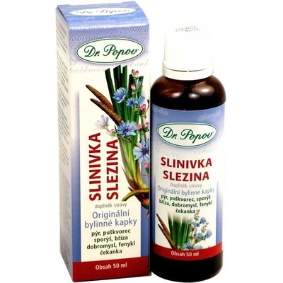 Dr.Popov Pankreas Slezina bylinné kvapky 50 ml