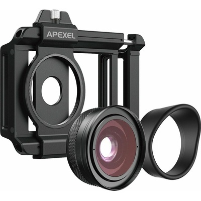 Apexel Adjustable 10X – 20X Zoom Macro Lens