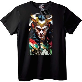 NOONEBRAND Тениска Локи Marvel - 7XL, Black