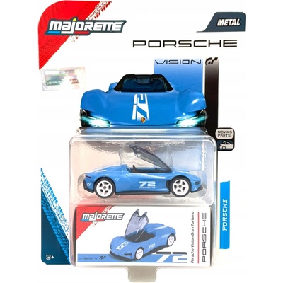 MAJORETTE PORSCHE DELUXE PORSCHE VISION GRAN TURISMO MODRÝNOVÝ 1:64