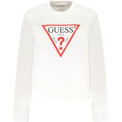 Guess jeans Дамски суитшърт с цип guess jeans, Размер xl, Цвят Бяло (w2q16kba11_big011)