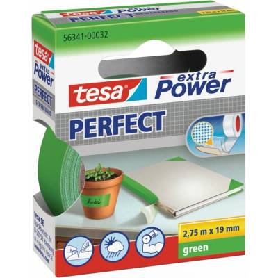 Tesa Extra Power Perfect Opravná páska textilní odolná 2,75 m x 19 mm zelená 56341-00032-03