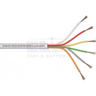 Elan Алармен кабел 6x0, 22mm Cu, 100 метра