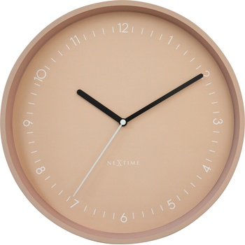 NeXtime Стенен часовник Berlin розов (3305RZ)