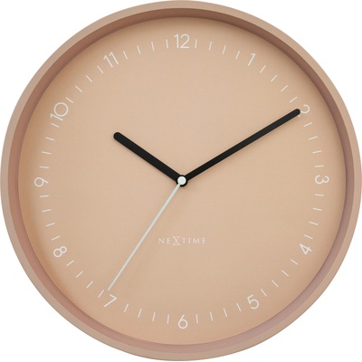 NeXtime Стенен часовник Berlin розов (3305RZ)
