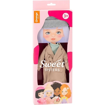 Orange Toys Комплект дрехи за кукла Orange Toys Sweet Sisters - Бежов шлифер (S07)