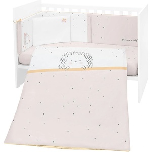 KikkaBoo Бебешки спален комплект 6 части 60/120 Hedge-hugs (41101060134) - salemax