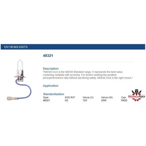 NARVA Narva-48321 -h3 12v/55w ('48321)