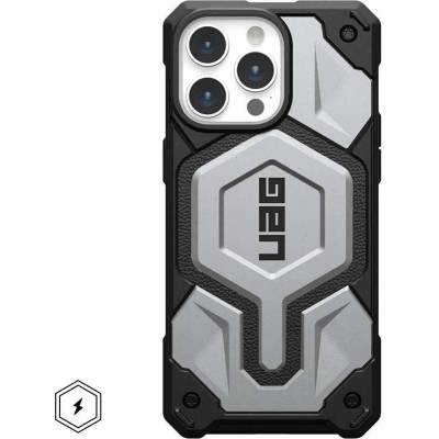 Urban Armor Gear Gear Monarch Pro Case - удароустойчив хибриден кейс с MagSafe за iPhone 15 Pro Max (титан) (bulk)