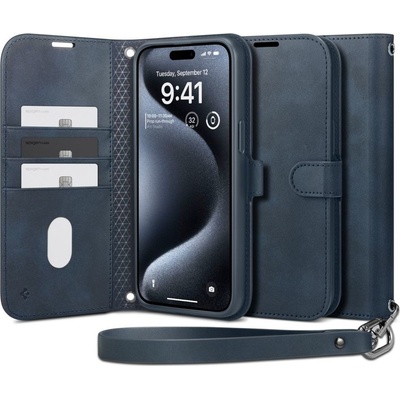 SPIGEN WALLET ”S” PRO iPhone 15 Pro Max NAVY